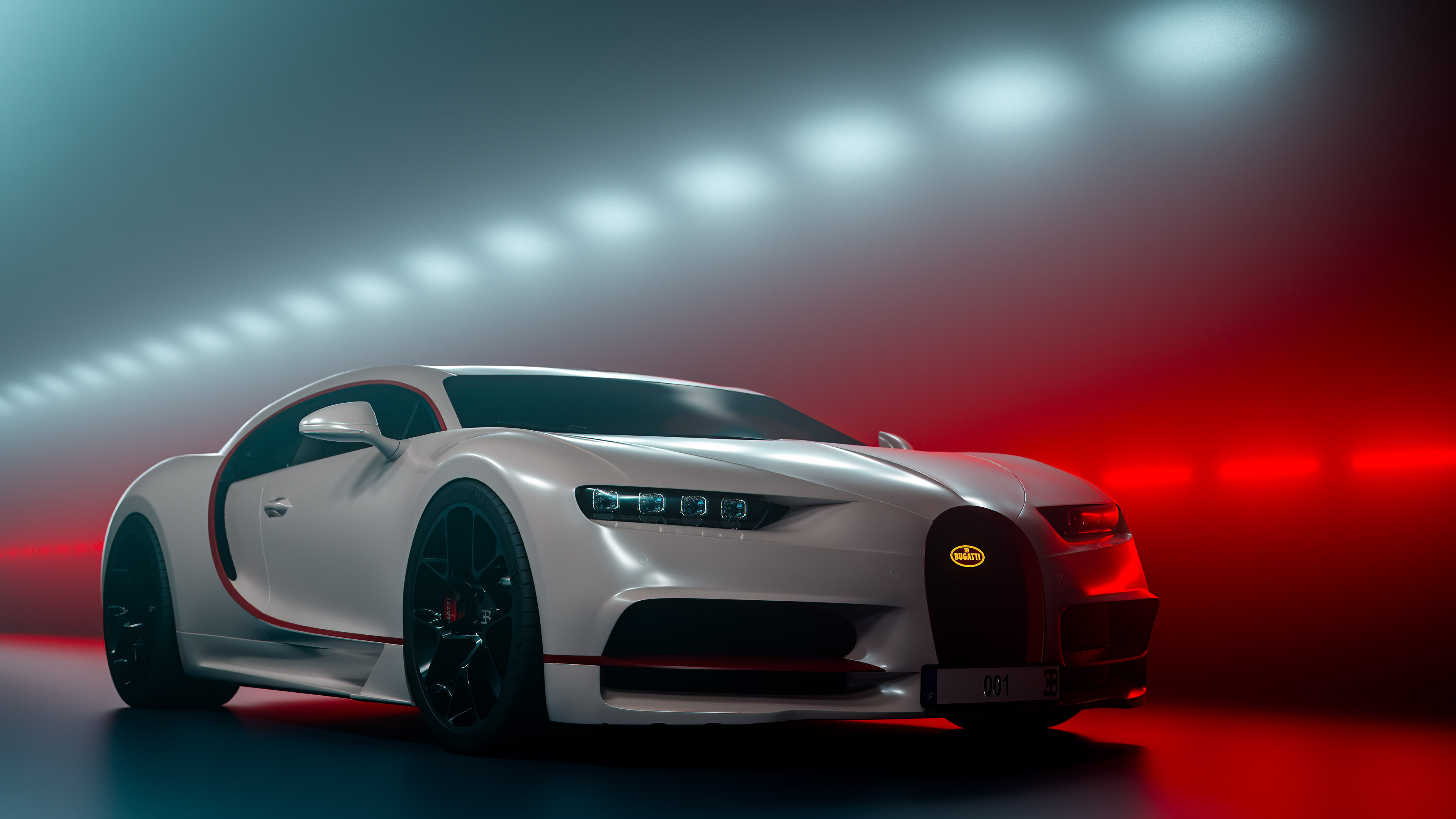 Transform your device's aesthetic with Bugatti Chiron's allure through our captivating car wallpaper 4K collection.