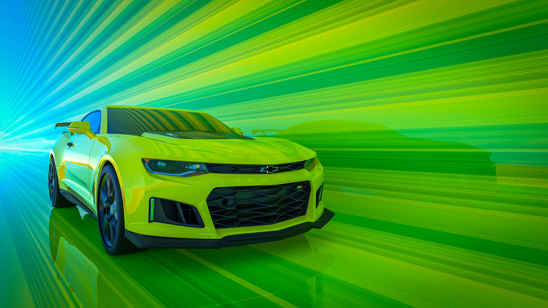 Feel the power of the Chevrolet Camaro with our 1080p muscle car wallpaper, capturing the essence of American automotive design.