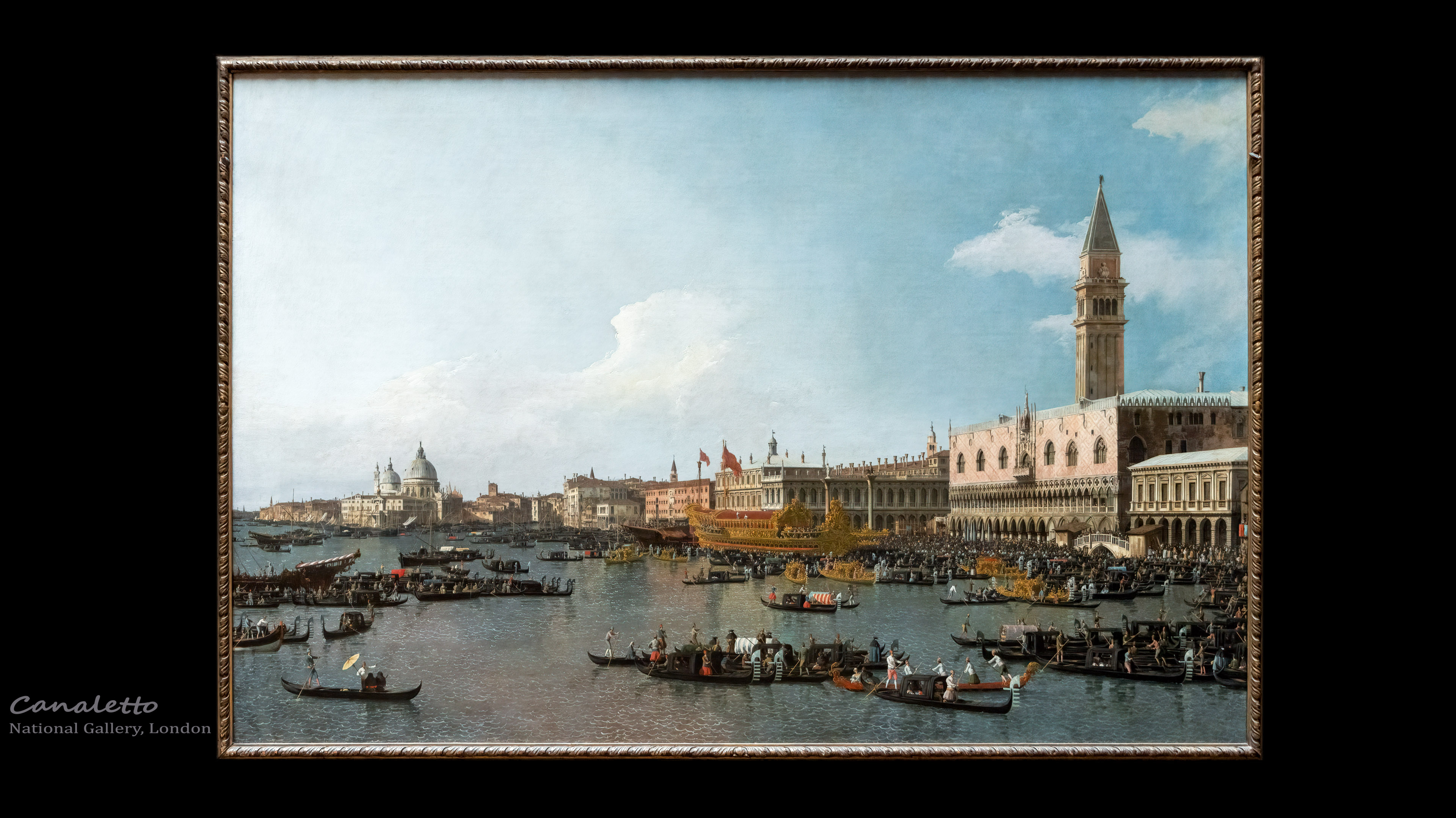 Admire the beauty and detail of the Italian vedutista with Canaletto wallpaper, featuring his realistic and panoramic views of Venice that captured the light and atmosphere.