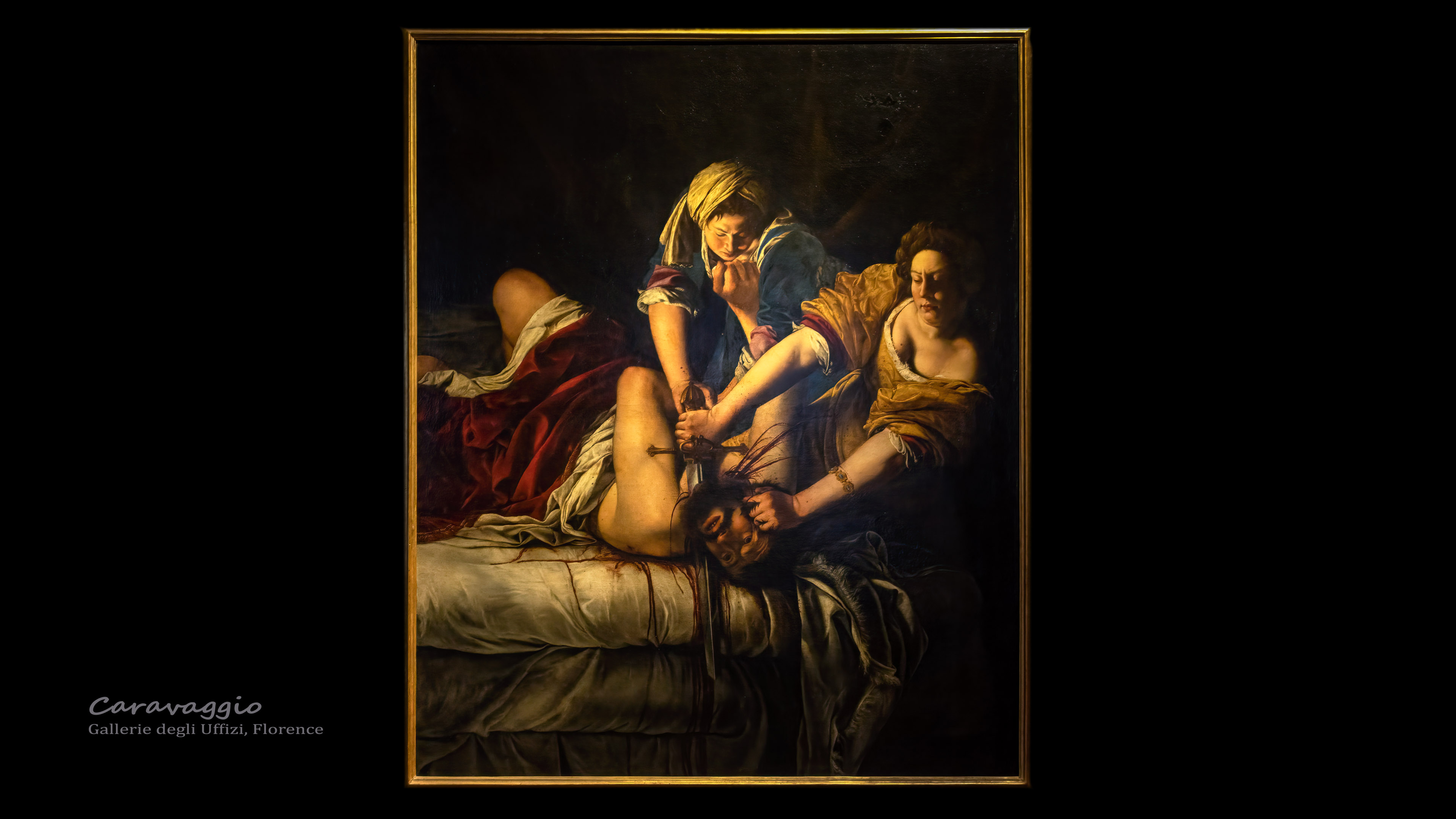 Experience the chiaroscuro brilliance on your PC with our Caravaggio HD wallpaper.