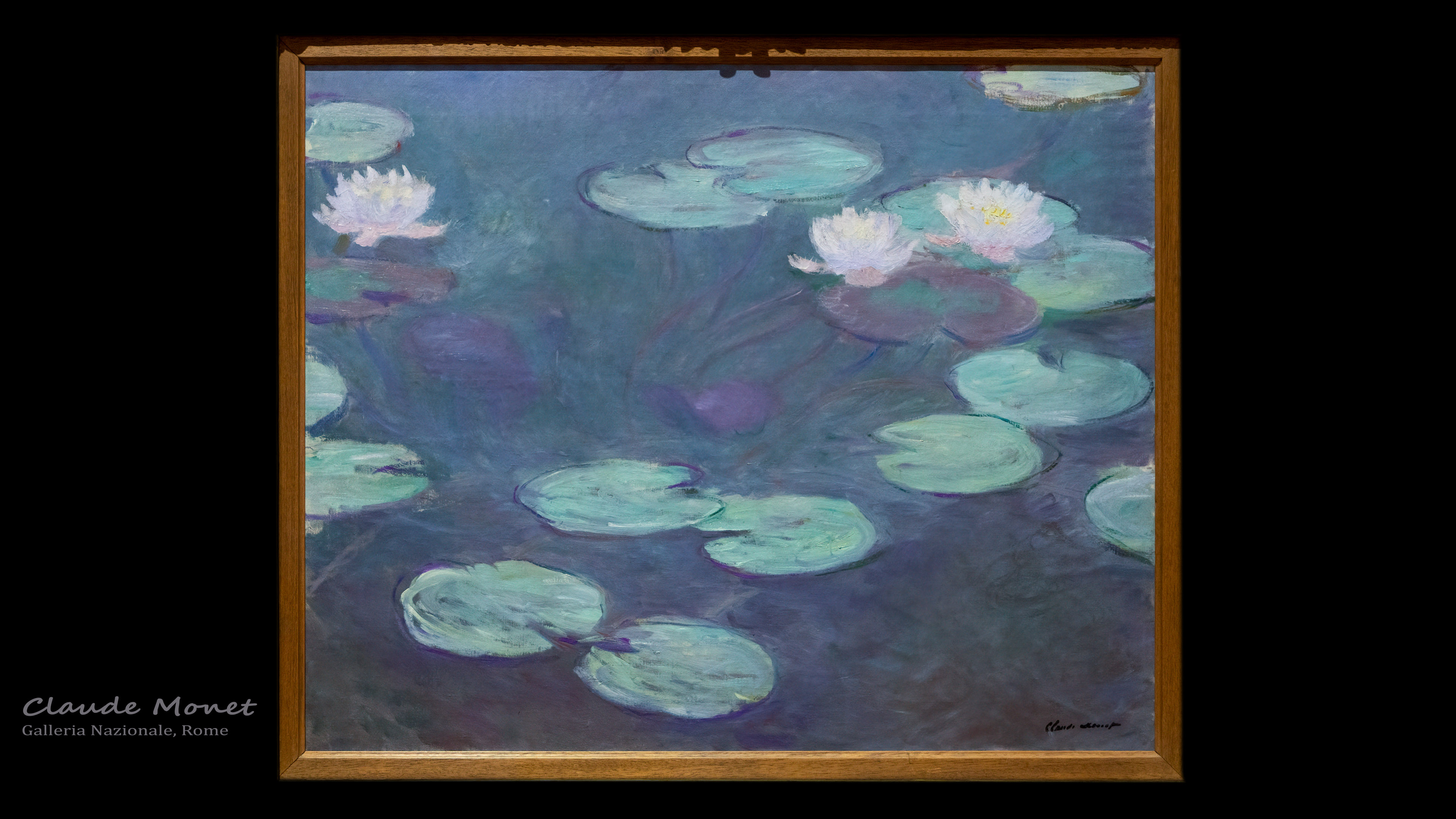 Dive into the mesmerizing world of Monet with our Water Lilies wallpaper in high definition.