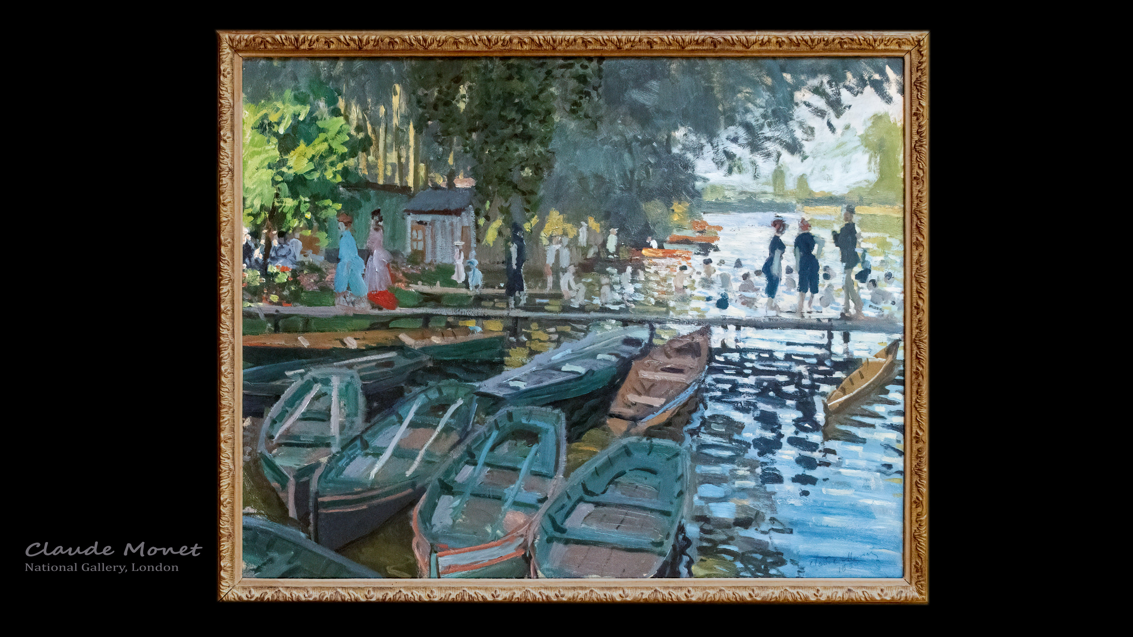 Immerse your desktop in the brilliance of Monet's paintings with our stunning 4K wallpapers.