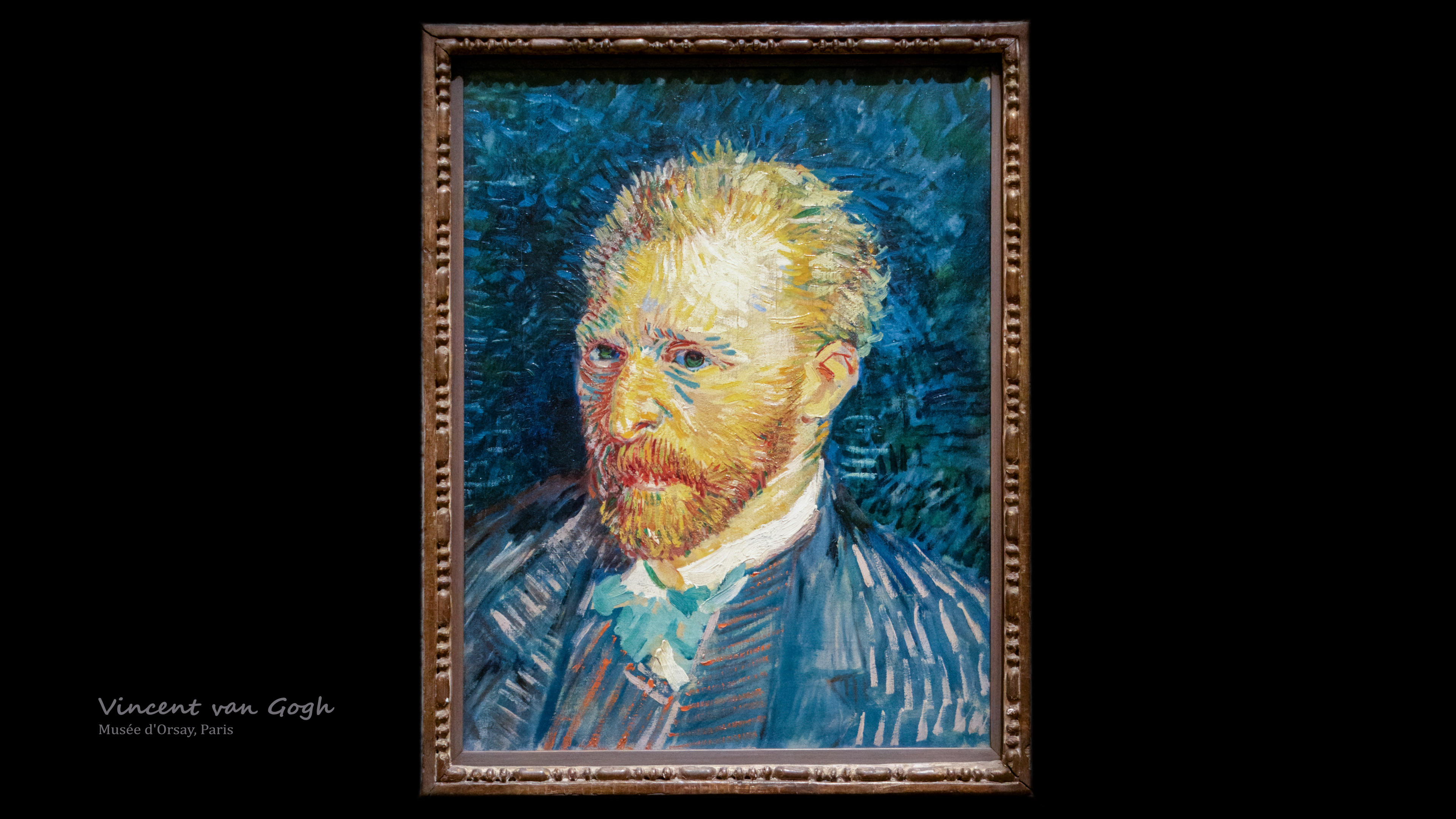 Explore the depth of Van Gogh's emotions with a self-portrait wallpaper in 4K that captures the artist's introspective gaze and intensity.