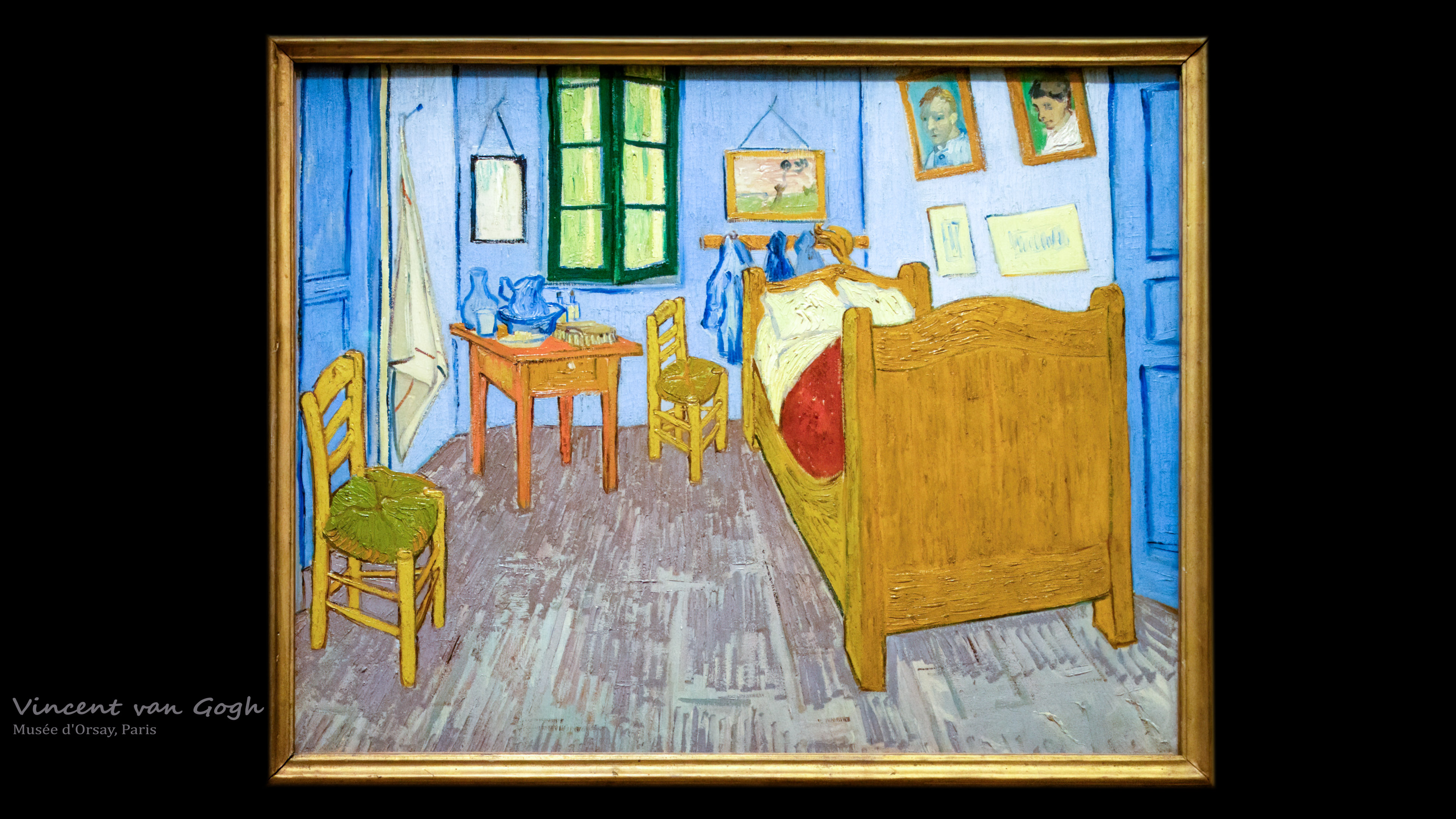 Transform your screens into a haven of tranquility with the serene ambiance of Bedroom in Arles, a Van Gogh wallpaper for PC.