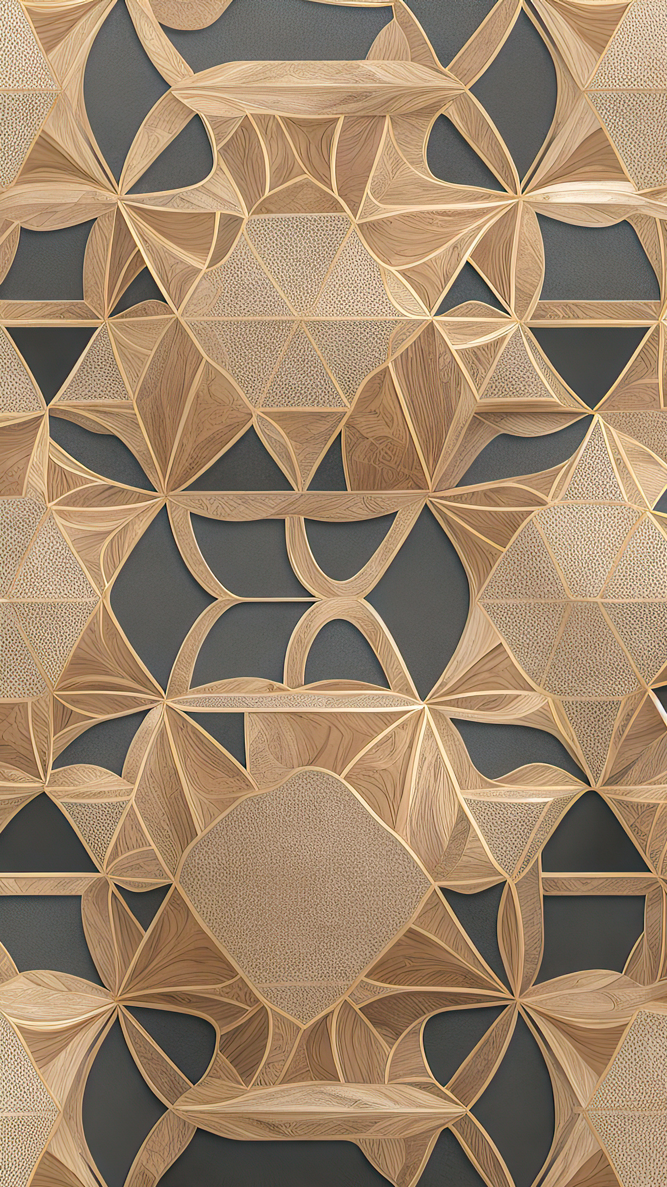 Indulge in the visual allure of symmetry with our abstract iPhone cool wallpapers, featuring mirrored elements.