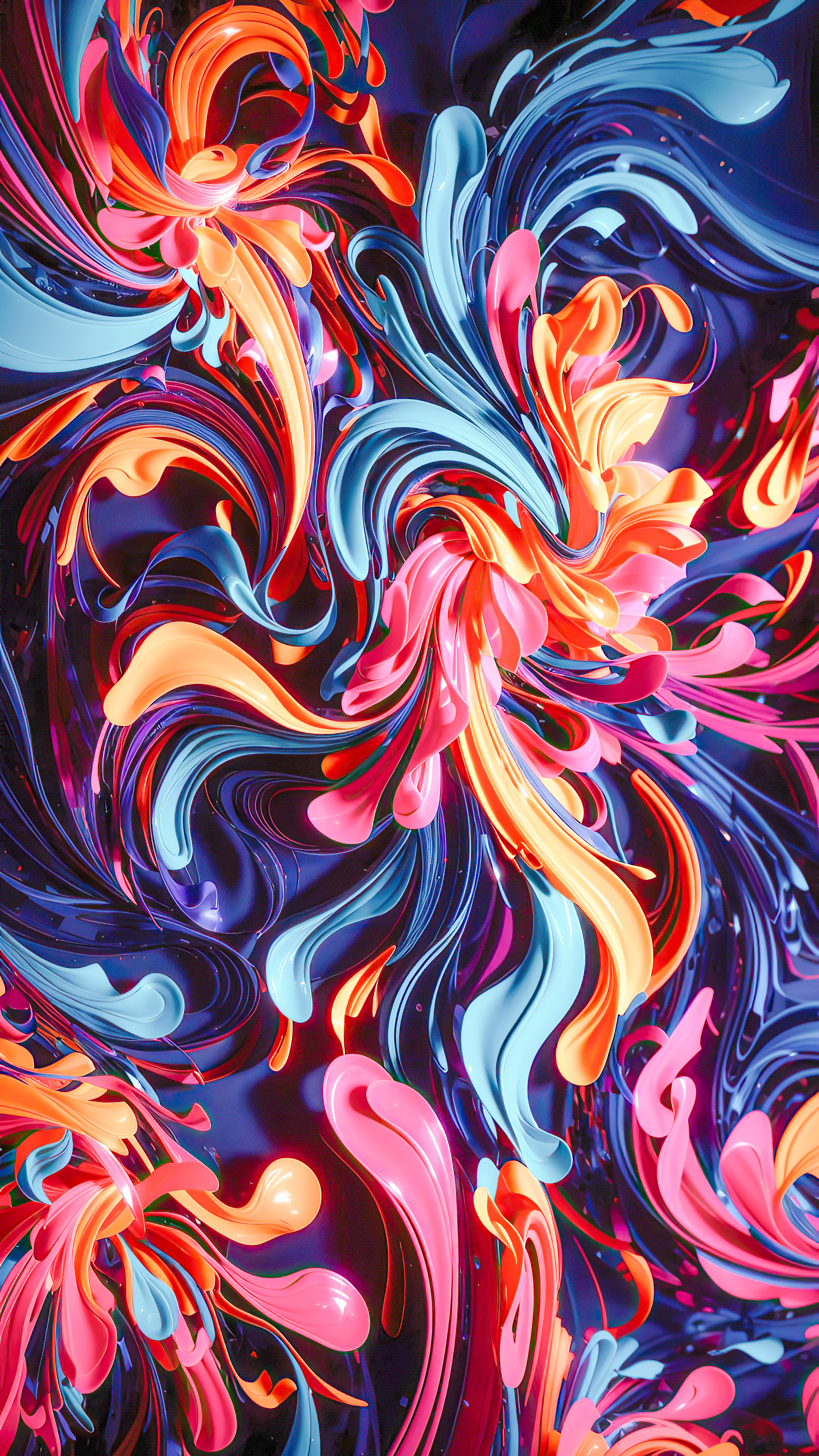 Immerse your iPhone in a world of vibrant swirls with our abstract iPhone wallpaper.
