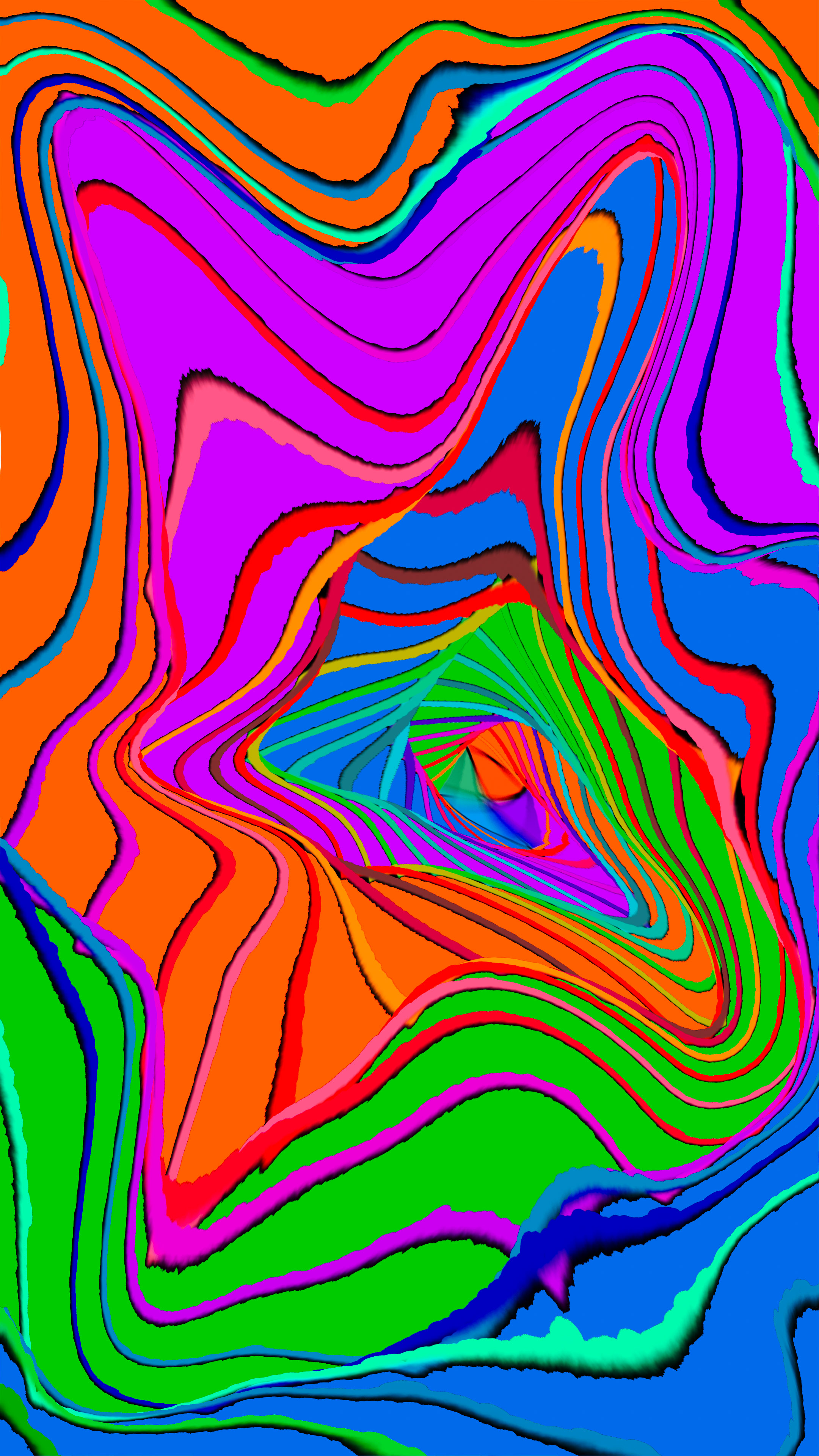 Revitalize your phone's screen with our captivating phone abstract wallpaper, brimming with artistic energy.