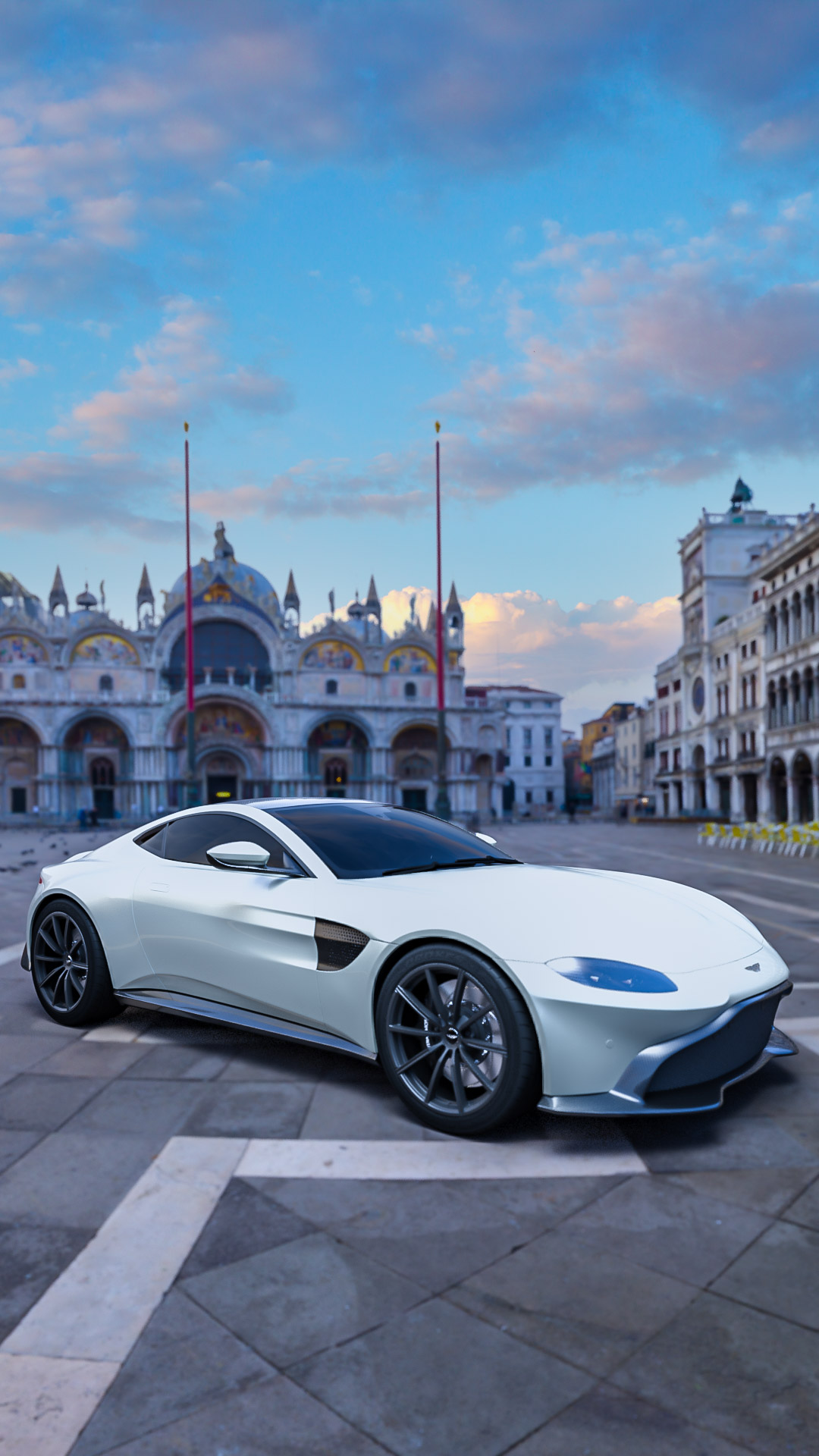 Indulge in the luxury of the Aston Martin Vantage with our car wallpaper for android, a symbol of British performance and style.