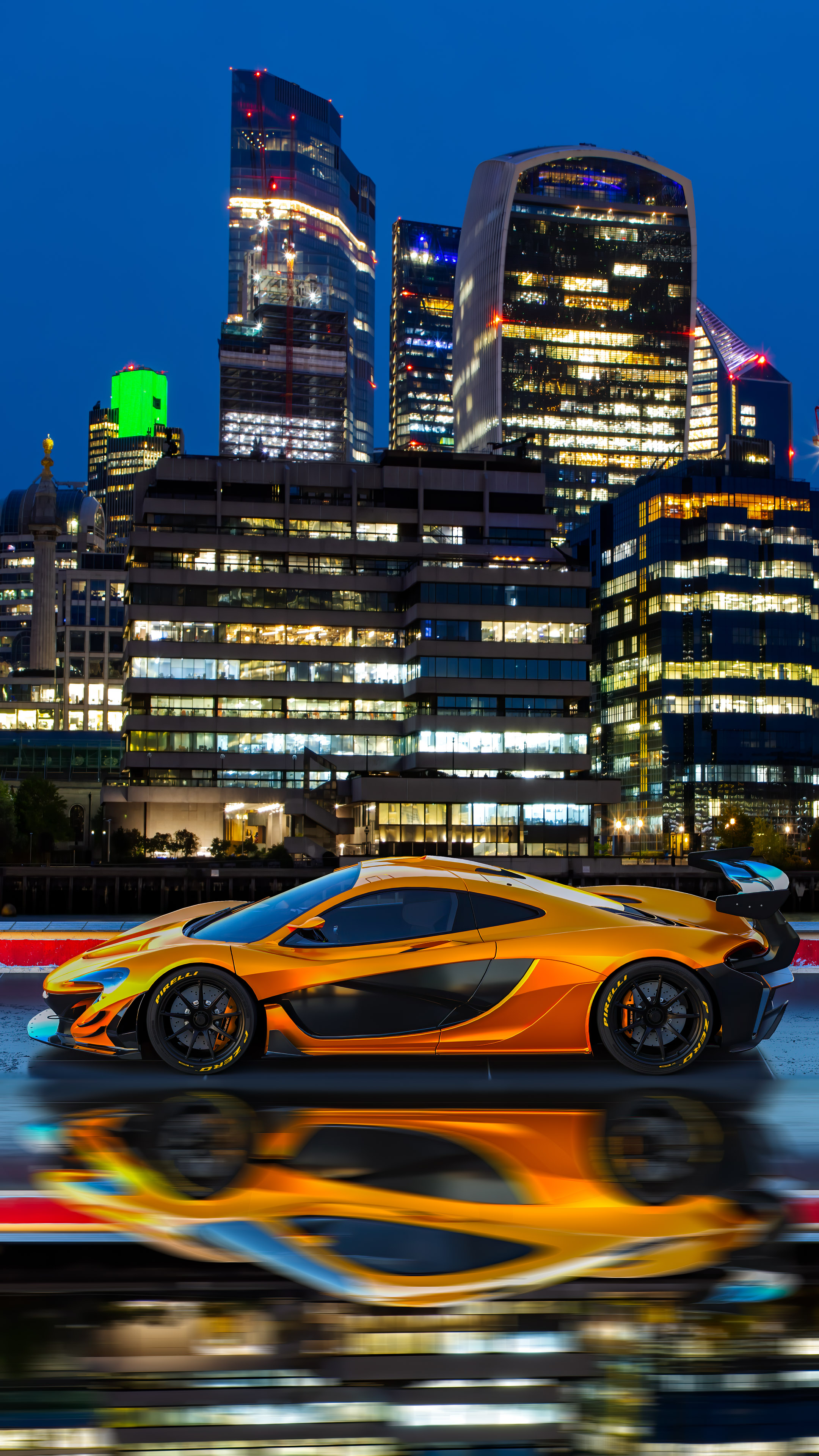 Savor the thrill of speed with our sports car wallpaper featuring the McLaren P1 GTR, a symbol of British engineering and luxury.
