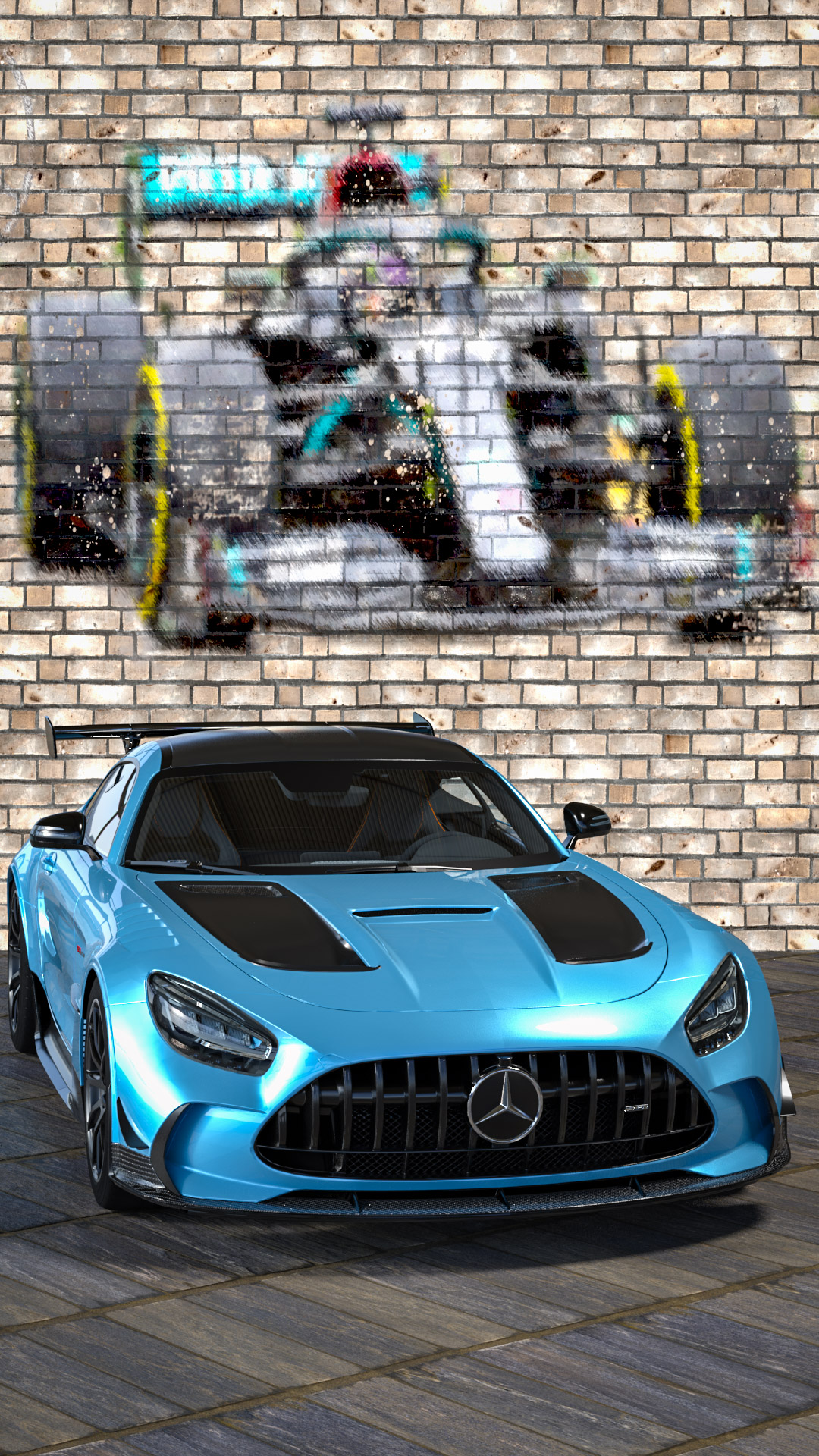 Experience the thrill of the Mercedes AMG GT with our car HD wallpaper for phone, showcasing the pinnacle of German engineering.