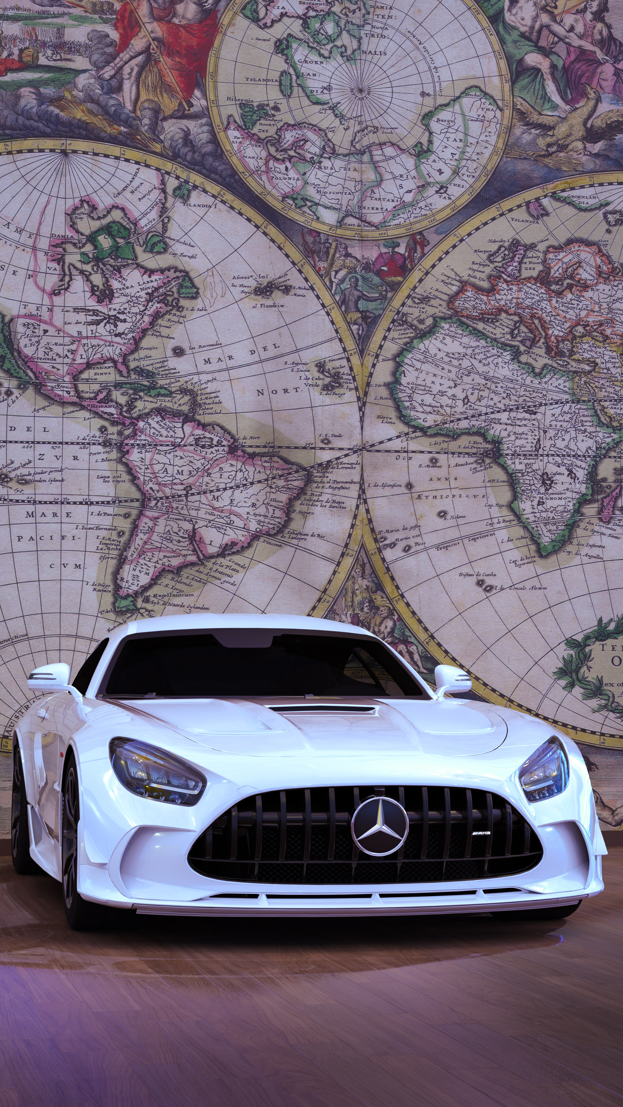 tRevitalize your digital space with the car top wallpaper to download, showcasing the Mercedes AMG GT, available for free, and infusing your devices with a perfect blend of power and sophistication.