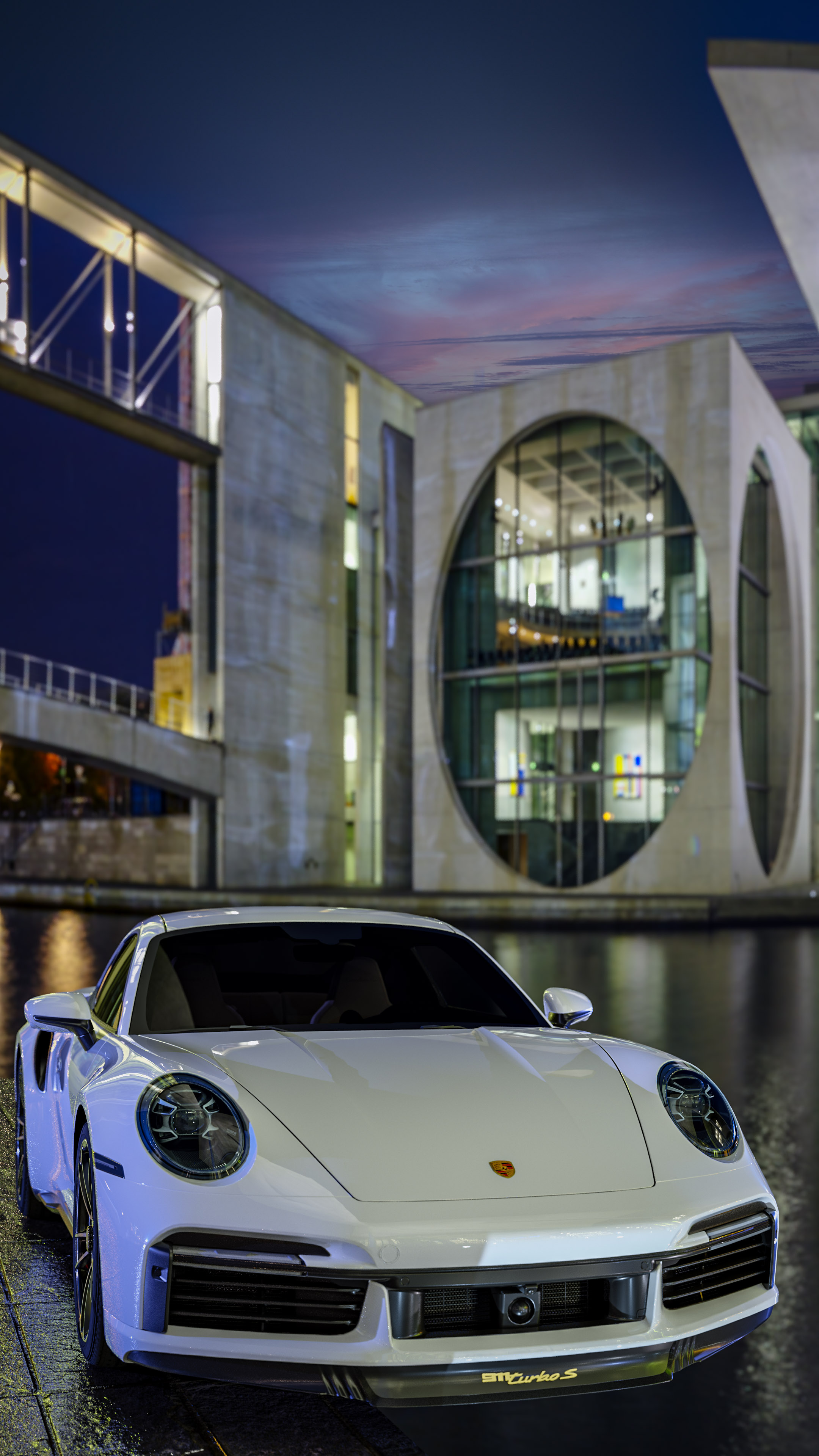 iphone car wallpaper in 4k Ultra HD of Porsche  911 Turbo