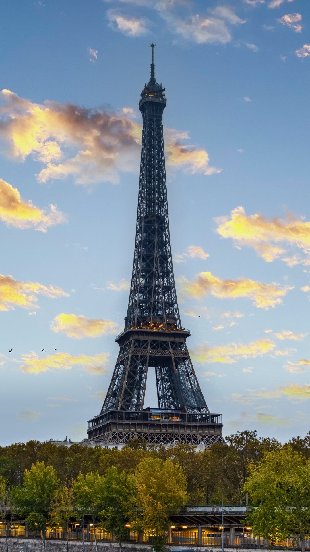 Adorn your screen with the timeless elegance of the Eiffel Tower in Paris with our HD wallpaper.