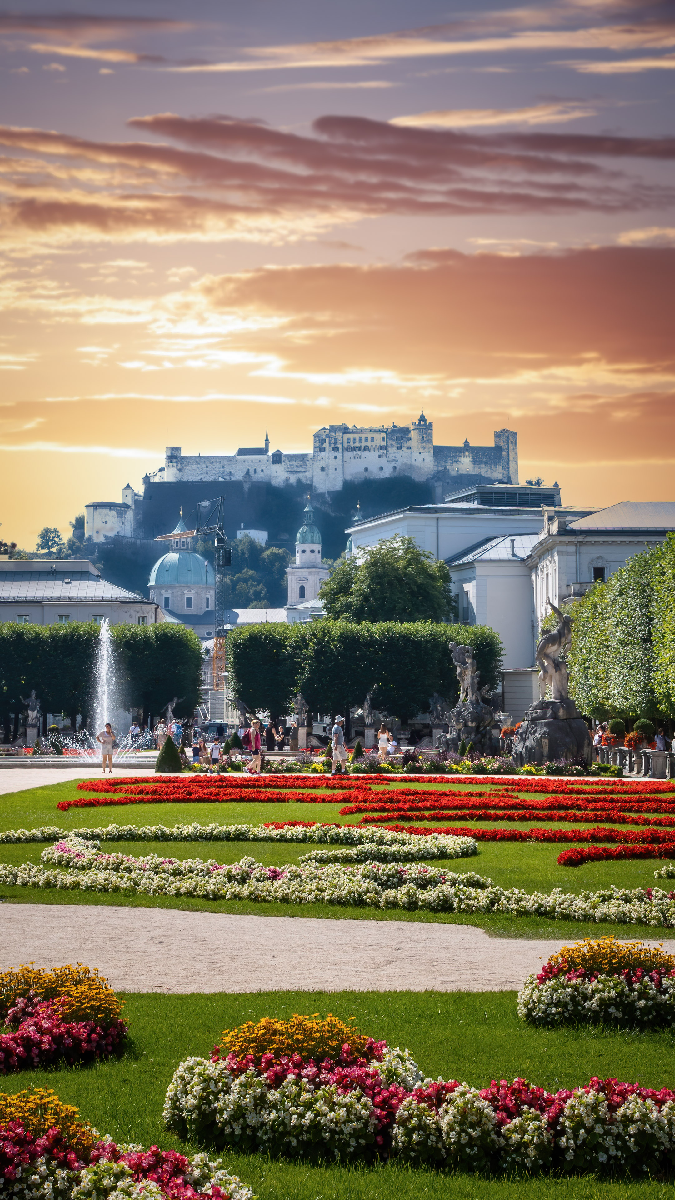 Get the best city wallpaper for your iPhone with these beautiful images of Salzburg, Austria.