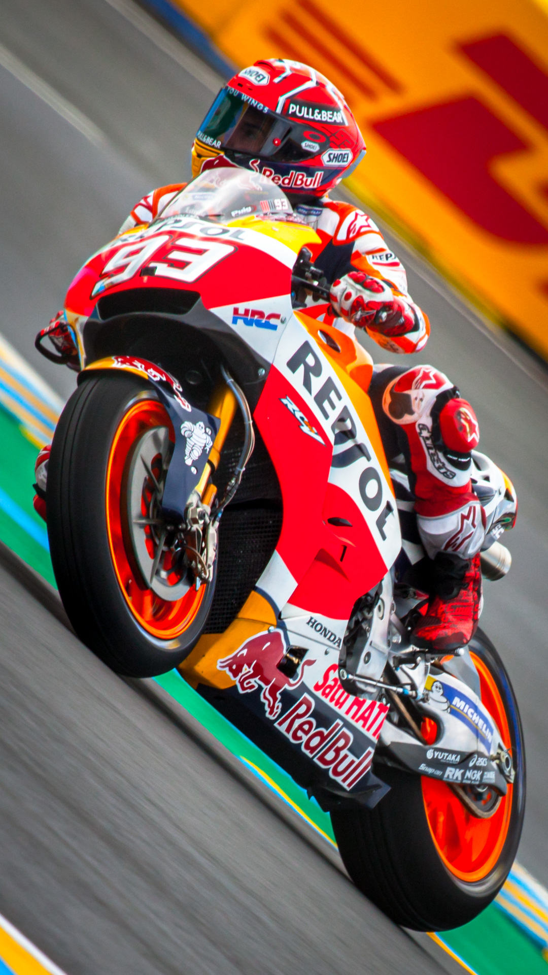 free wallpaper for android phone of MotoGP motorcycle rider in Full HD resolution