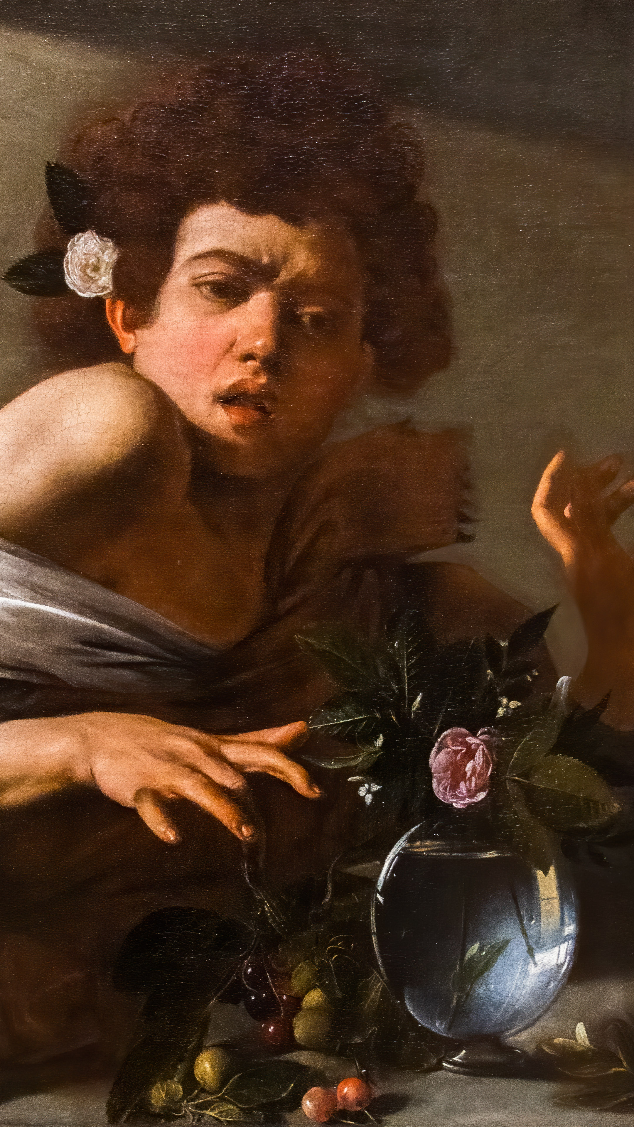 iphone painting wallpaper of Caravaggio in 4K Ultra HD resolution