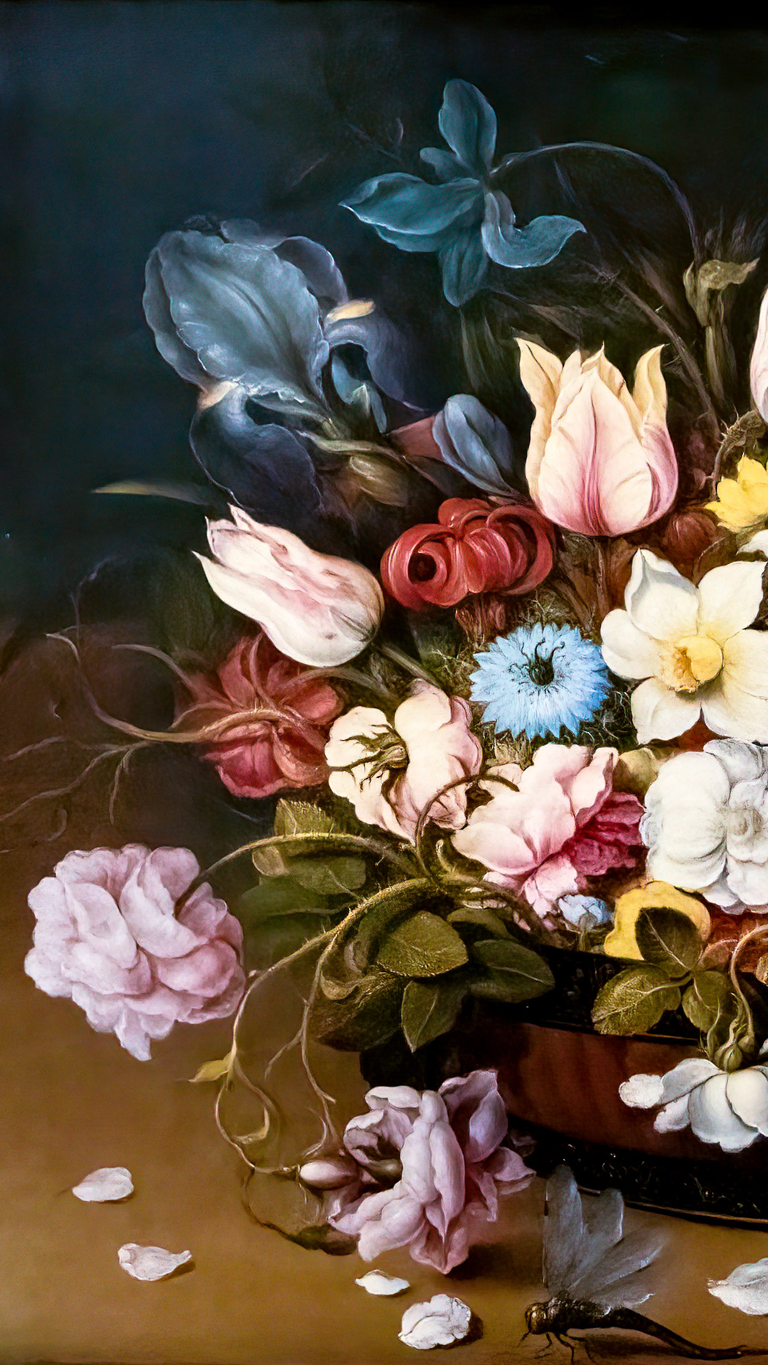 Enjoy the richness and variety of still life art with Osias Beert wallpaper, presenting his exquisite arrangements of flowers, fruits, and other objects.