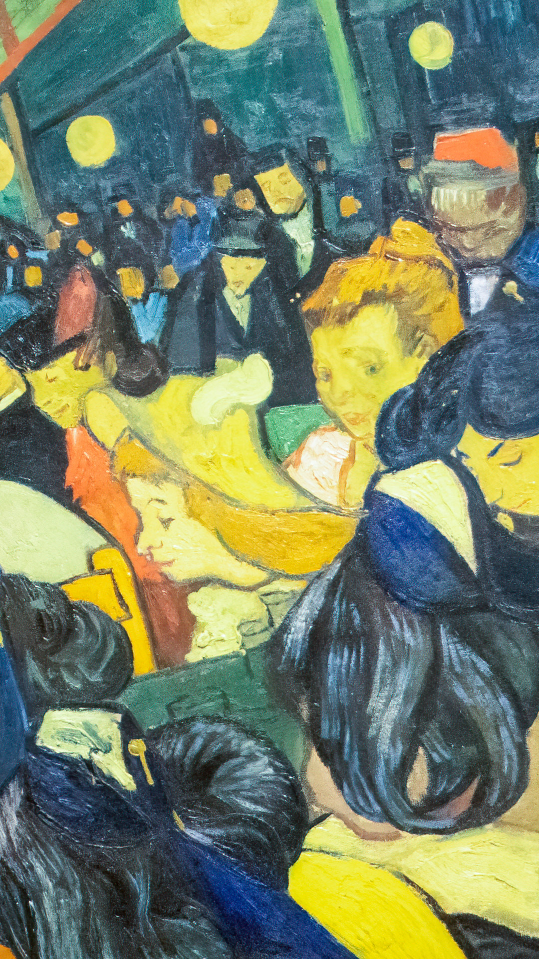 The Dance Hall in Arles phone and iPhone wallpaper infuses energy into your digital space, a vibrant depiction of Van Gogh's dynamic artistic expression.